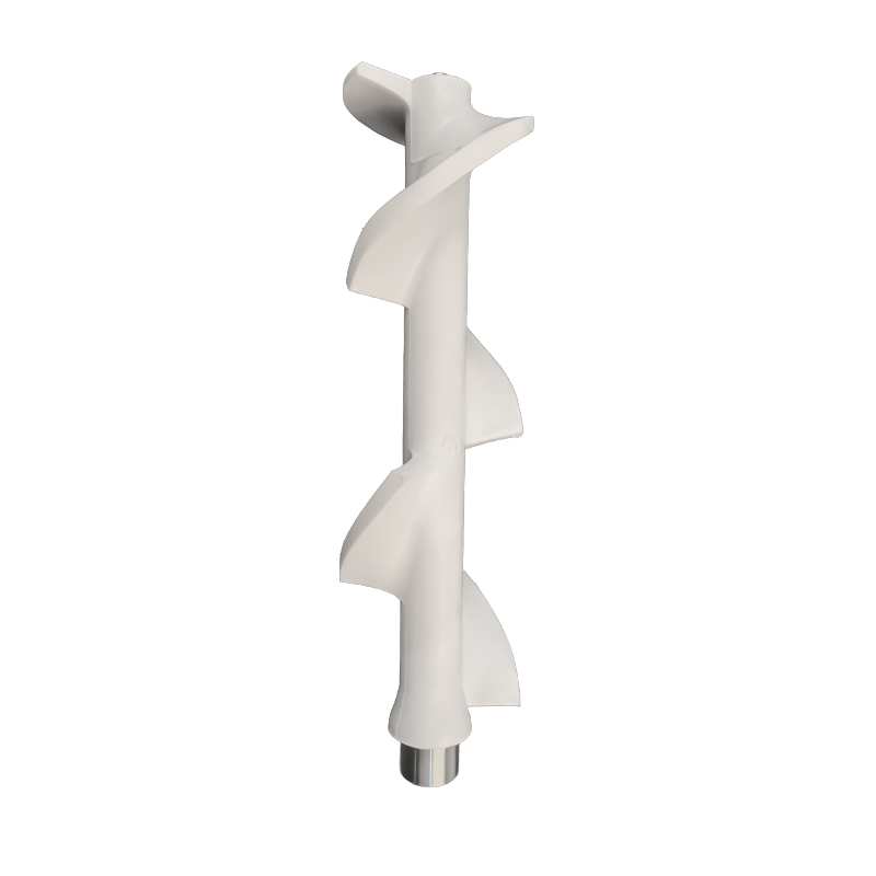 Soft Ice Cream Maker Machine Commercial - 315mm White Nylon Spiral Auger Mixing