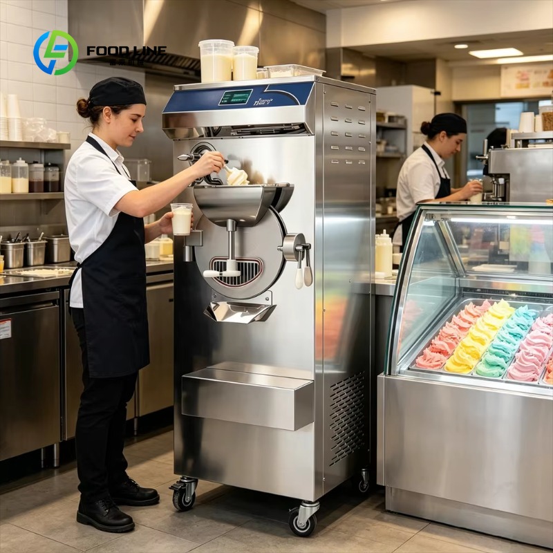 Ice Cream Pasteurizer Machine - 15L Commercial Floor Standing Hard Ice