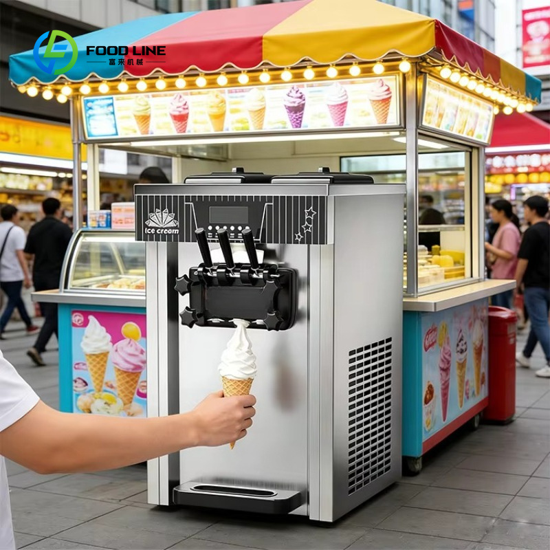 Soft Ice Cream Maker Machine Commercial - Customized Soft Ice Cream Machine Commercial