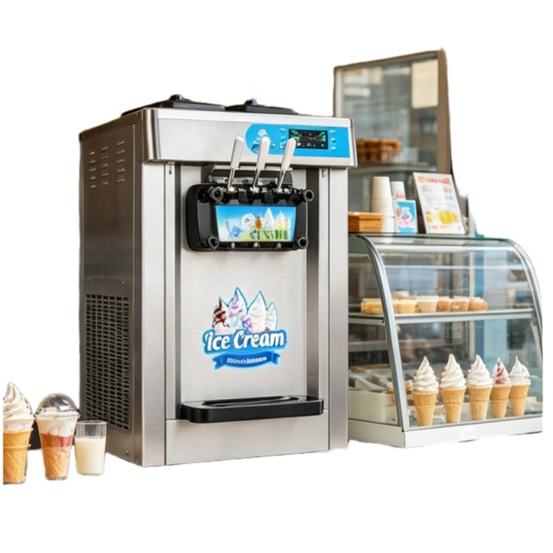 3 Flavor Soft Serve Ice Cream  - Soft Serve Ice Cream Machine 3 Flavor 评论和价格