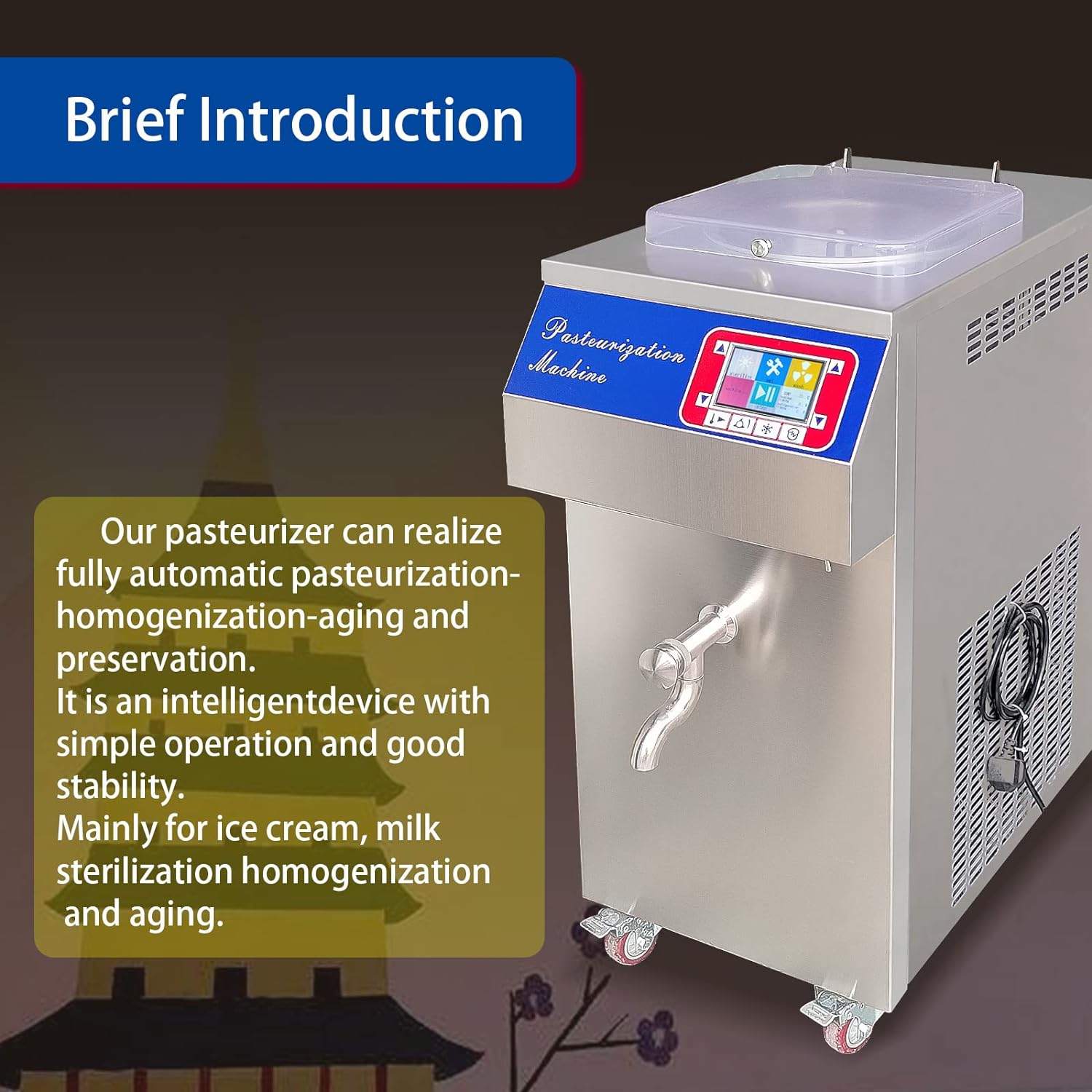 Ice Cream Aging Machine Homoge - Ice Cream Pasteurizer Machine 评论和价格