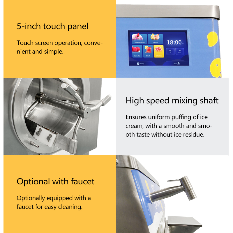 Ice Creme Machine 48L/H Automa - Commercial Gelato Maker Machine 评论和价格