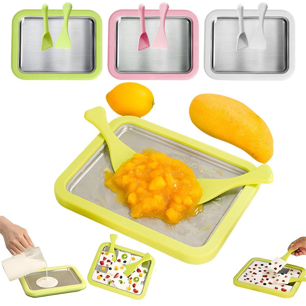 Ice Cream Roll Maker Machine W - Rolled Ice Cream Machine Fried Plate 评论和价格