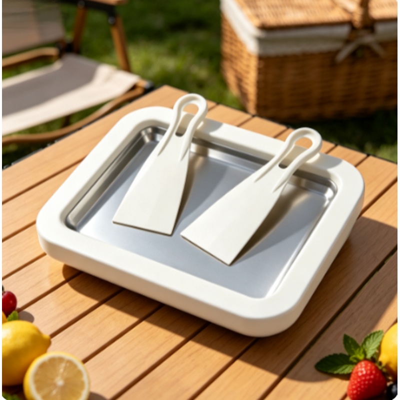 Instant Rolled Ice Cream Maker - Rolled Ice Cream Machine Fried Plate 评论和价格