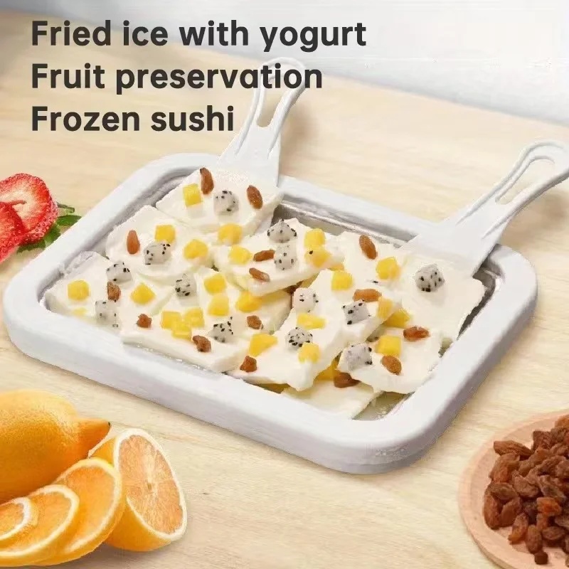 Instant Rolled Ice Cream Maker - Rolled Ice Cream Machine Fried Plate 评论和价格