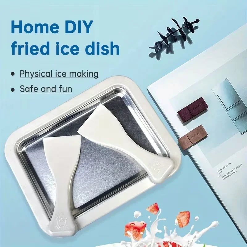 Instant Rolled Ice Cream Maker - Rolled Ice Cream Machine Fried Plate 评论和价格