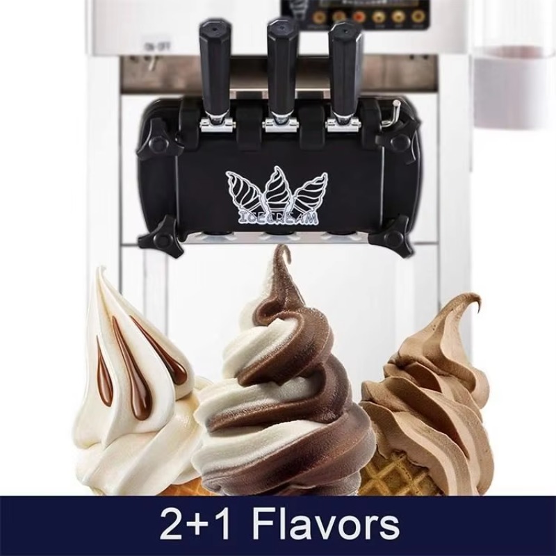 Floor Standing Ice Cream Maker - Soft Ice Cream Maker Machine Commercial 评论和价格