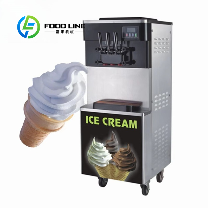 Customized Commercial 3 Flavor - Soft Serve Ice Cream Machine 3 Flavor 评论和价格
