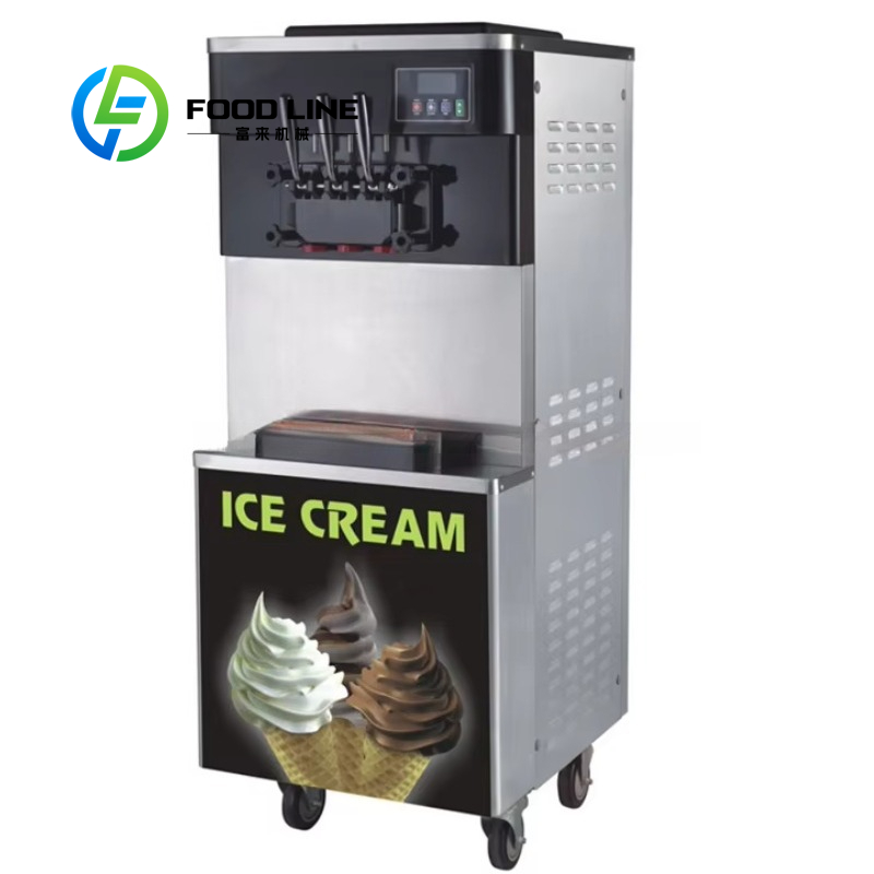Customized Commercial 3 Flavor - Soft Serve Ice Cream Machine 3 Flavor 评论和价格