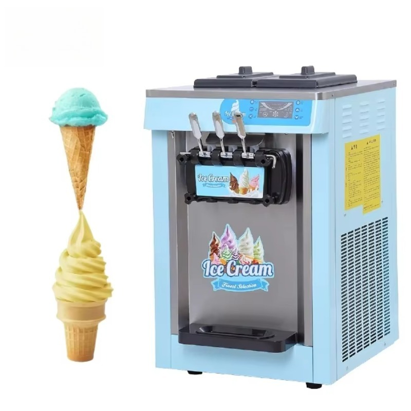 Commercial Automatic Stainless - Soft Serve Ice Cream Machine 3 Flavor 评论和价格