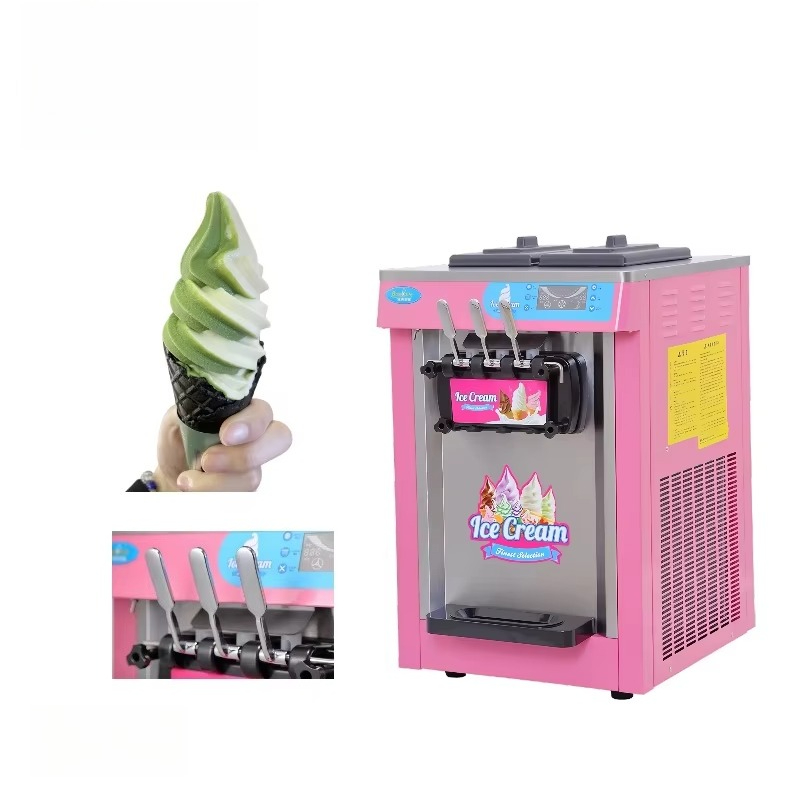 Commercial Automatic Stainless - Soft Serve Ice Cream Machine 3 Flavor 评论和价格