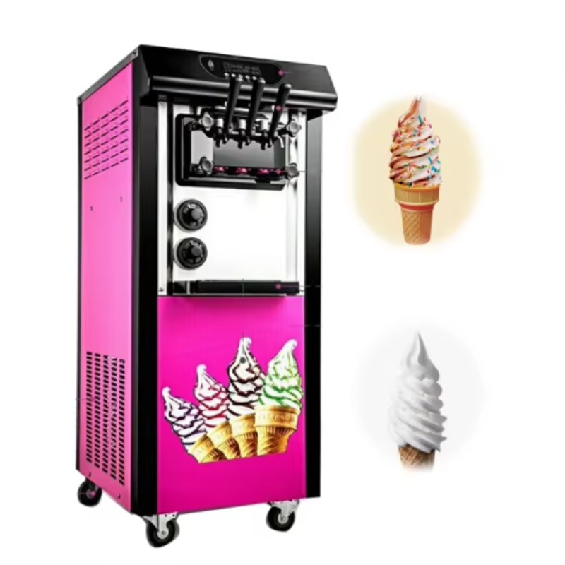 28L/h High Capacity Ice Cream  - Soft Serve Ice Cream Machine 3 Flavor 评论和价格