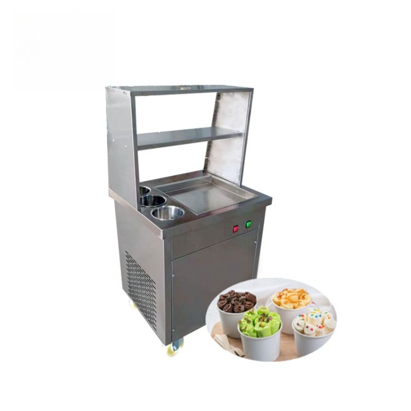 Roll Fried Ice Cream Roll Make - Rolled Ice Cream Machine Fried Plate 评论和价格