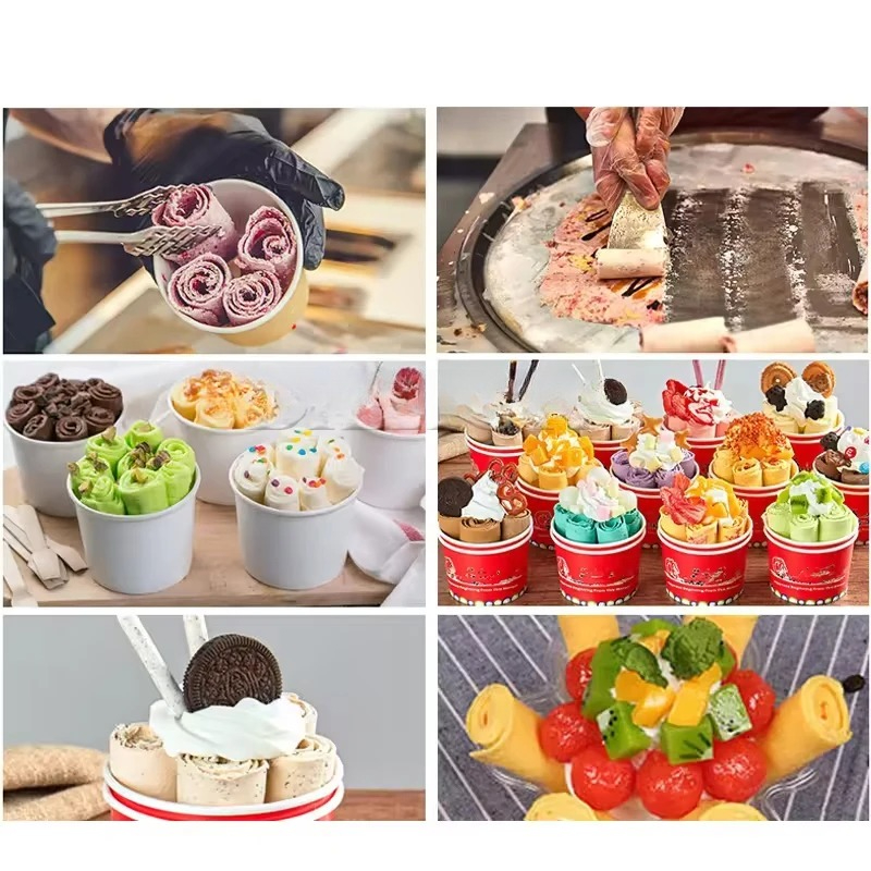 Multi Functional Large Single  - Rolled Ice Cream Machine Fried Plate 评论和价格