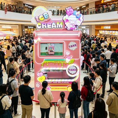 Ice Cream Making Machine 20-28 - Soft Serve Ice Cream Machine 3 Flavor 评论和价格