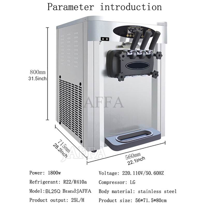 Commercial Soft Ice Cream Make - Commercial Ice Cream Machine Countertop 评论和价格