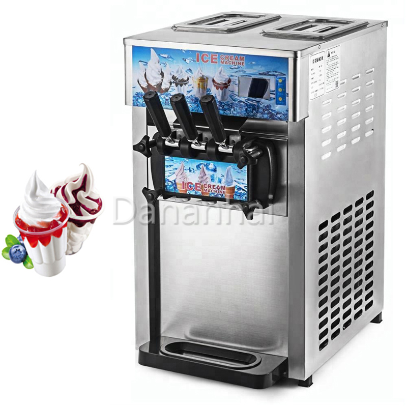 Stainless Steel Soft Ice Cream - Frozen Yogurt Machine Commercial 评论和价格