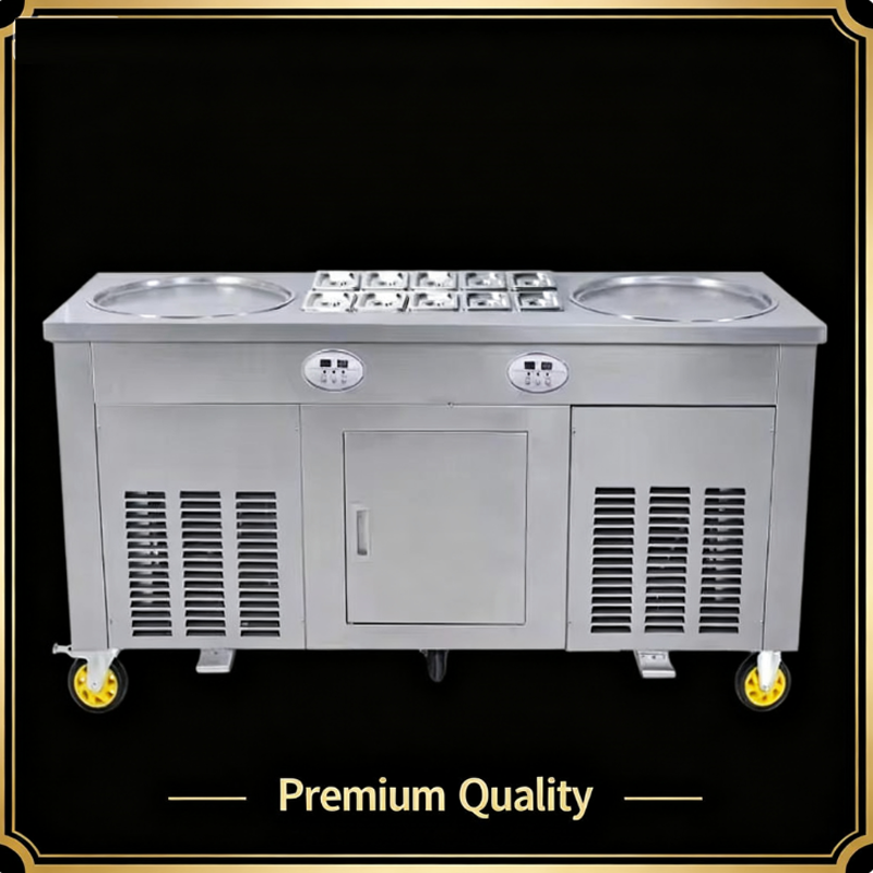 Multi Functional Large Single  - Rolled Ice Cream Machine Fried Plate 评论和价格