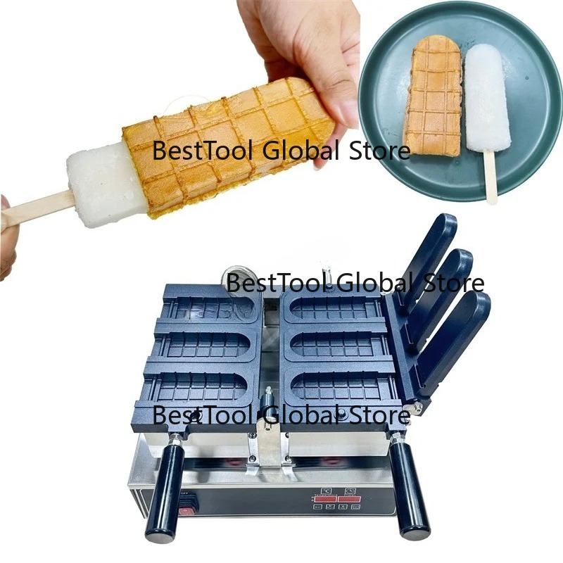 Commercial Use 3 pcs Waffle Ma - Commercial Popsicle Mold Maker Machine 评论和价格