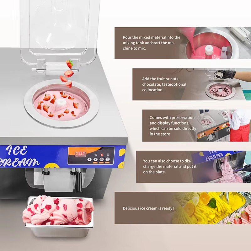 Factory Direct 2026 Commercial - Commercial Gelato Maker Machine 评论和价格