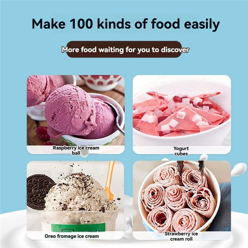 A65Z Fried Yogurt Machine Home - Rolled Ice Cream Machine Fried Plate 评论和价格