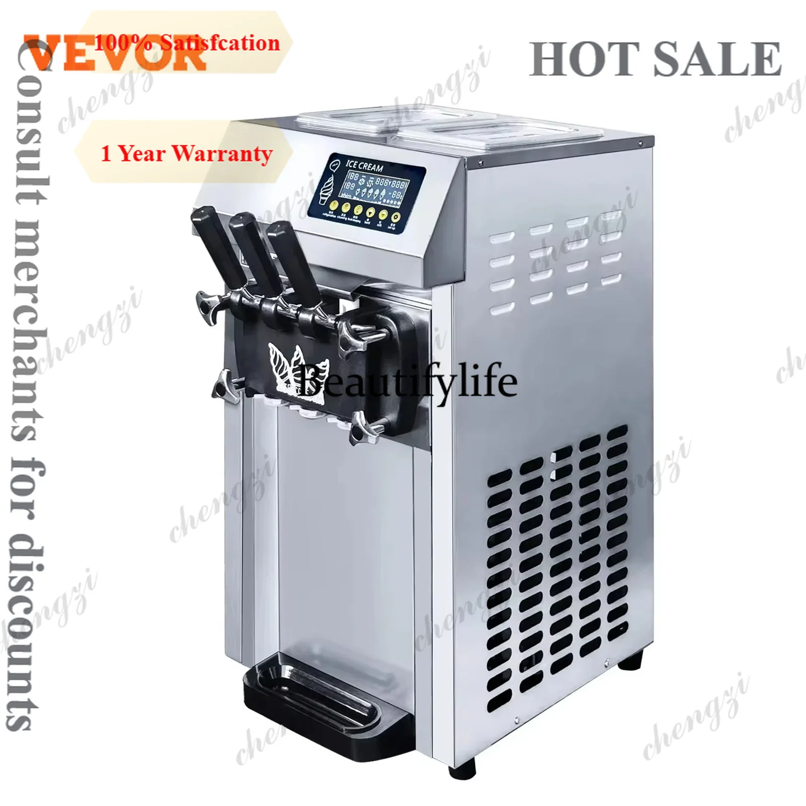 A55  Pre-cooling commercial ic - Soft Ice Cream Maker Machine Commercial 评论和价格
