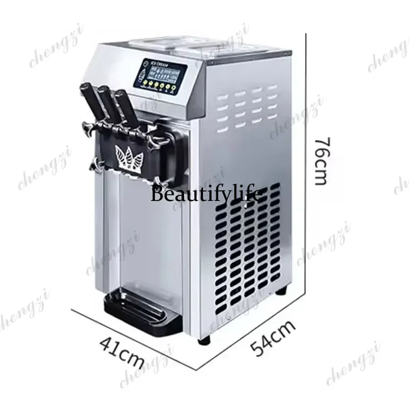 A55  Pre-cooling commercial ic - Soft Ice Cream Maker Machine Commercial 评论和价格
