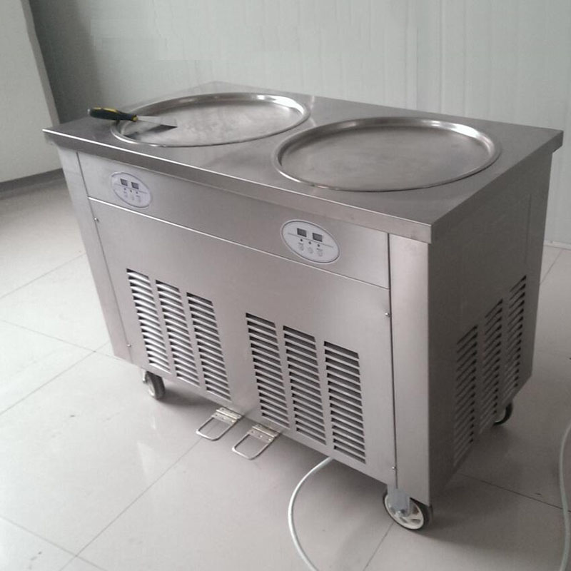 45cm double round pan fried ic - Rolled Ice Cream Machine Fried Plate 评论和价格